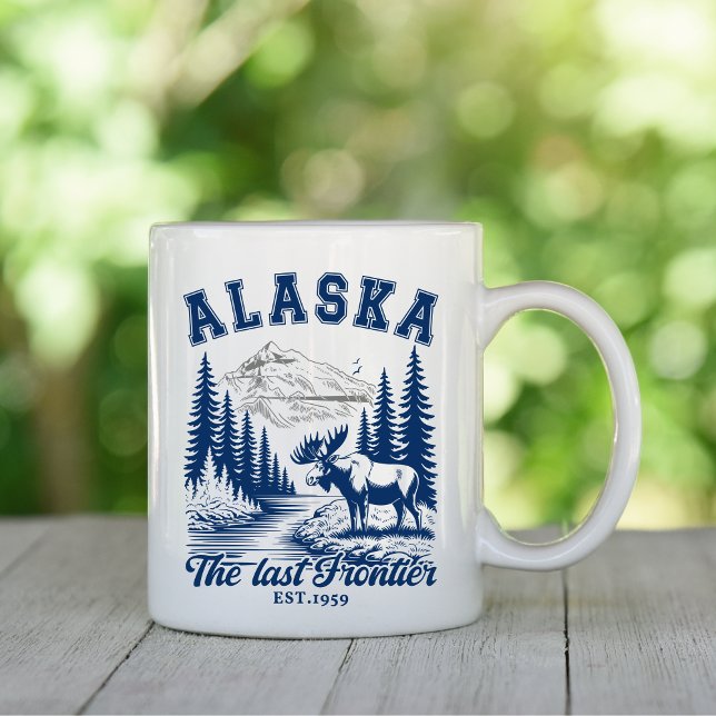 Mug Alaska Nature Escape with Moose (Créateur téléchargé)