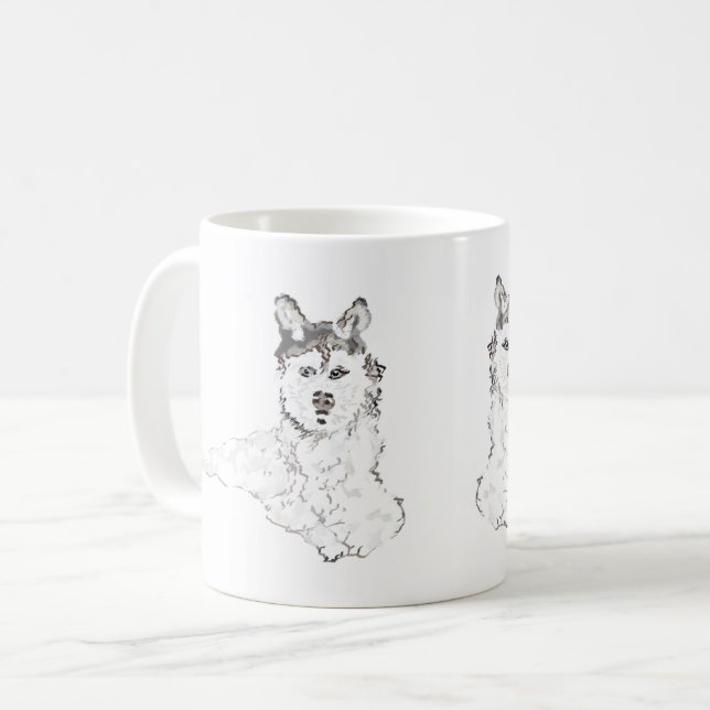Mug : Alaskan Husky (Devant gauche)