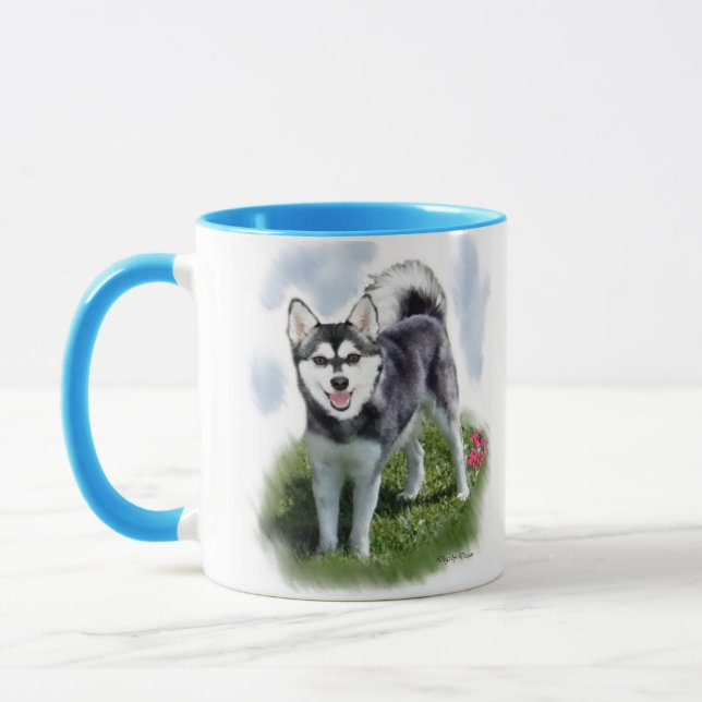 Mug Alaskan Klee Kai Art (Gauche)