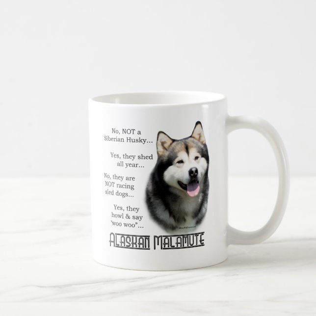 Mug Alaskan Malamute FAQ (Droite)