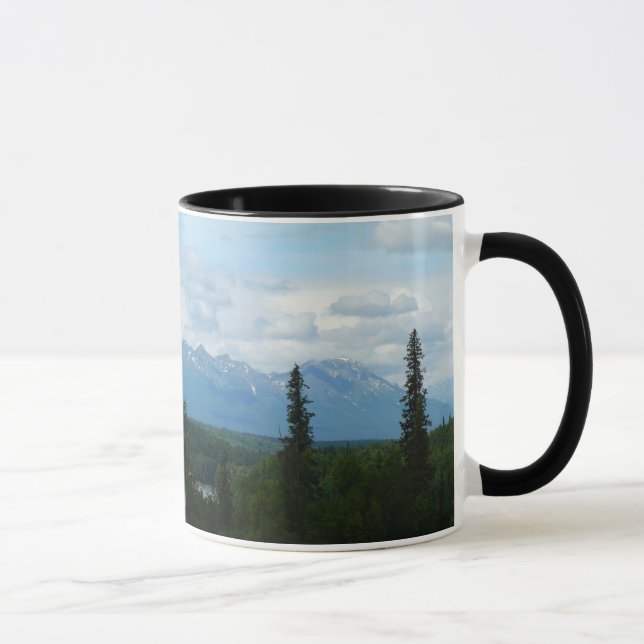 Mug Alaskan Mountain Range Photographie panoramique (Droite)