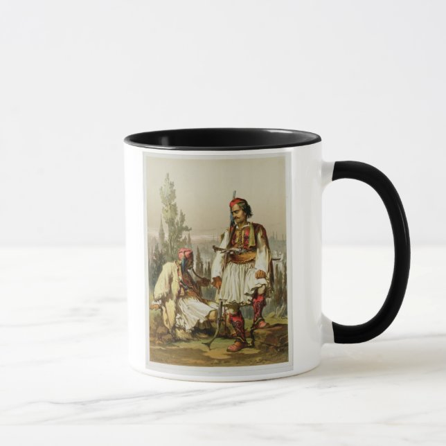 Mug Albanais, mercenaires dans l'armée de tabouret, (Droite)