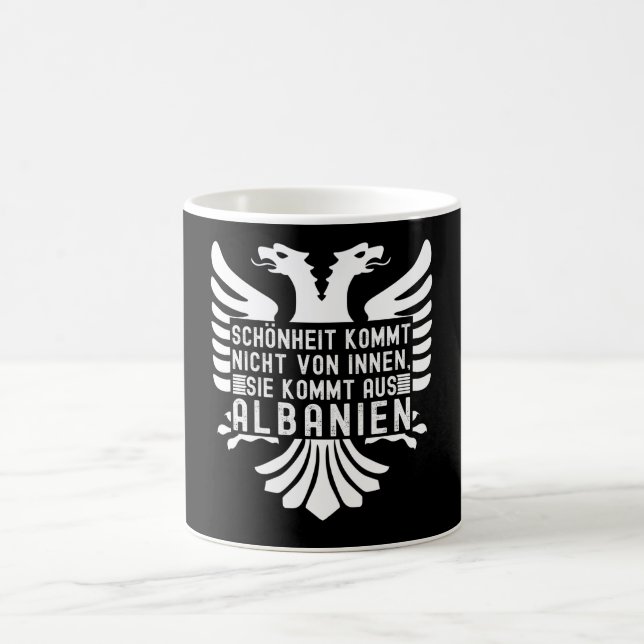 Mug Albanie Drapeau double aigle Albanais (Centre)