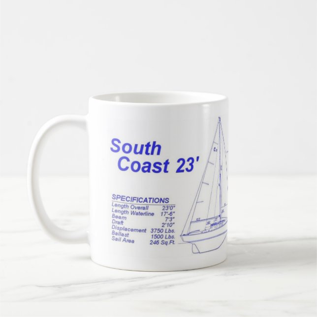 Mug Alberg a conçu le voilier de la côte sud 23 (Gauche)