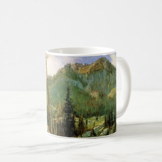 Mug Albert Bierstadt - Montagnes de Sierra Nevada, (Devant droit)