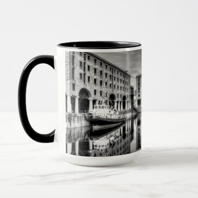 Mug Albert Dock Liverpool Réflexions (Gauche)