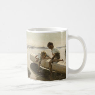 Mug Albert Edelfeel - Deux garçons sur un carnet
