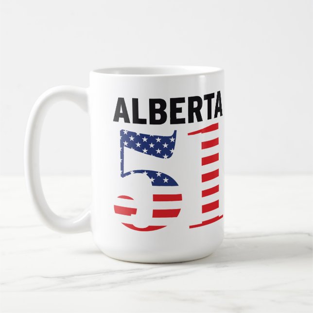 Mug Alberta 51e État américain WEXIT (Gauche)
