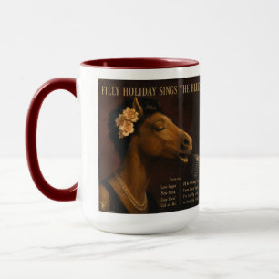 Mug Album de vacances de Filly : une parodie