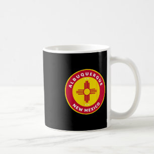 Mug Albuquerque Nouveau-Mexique Nm Zia Drapeau Fierté