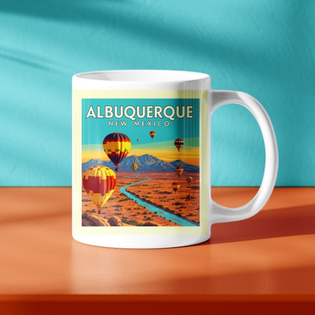 Mug Albuquerque Nouveau-Mexique vintage (Créateur téléchargé)