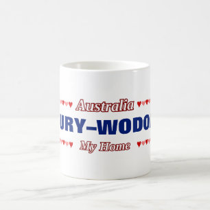 Mug ALBURY-WODONGA - Mon foyer - Australie;Coeurs
