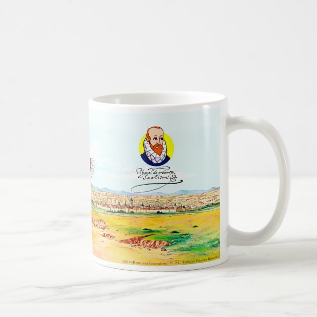 Mug Alcalá de Henares - Cervantes et D. Quijote (Droite)