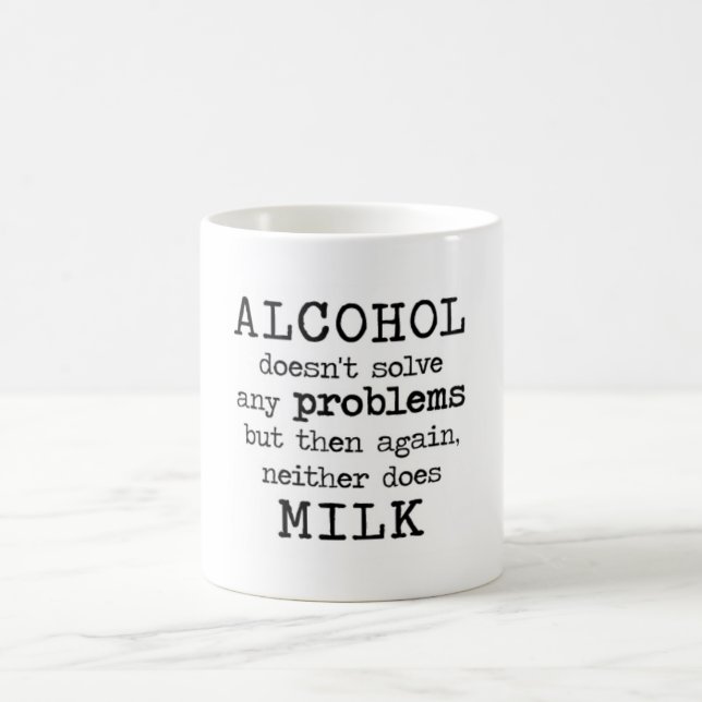 Mug alcool CONTRE le lait (Centre)