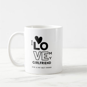 Mug Alerte de la copine HOTTEST ! I Love My GF Award T