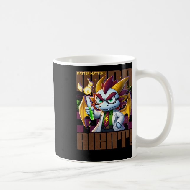Mug Alerte nerd - S - Sticker Anime Dragon En Colère (Droite)