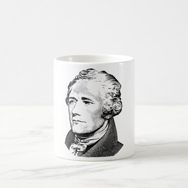 Mug Alexander Hamilton - graphique de père fondateur (Centre)
