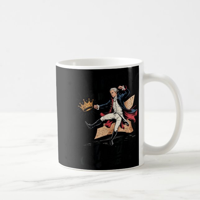 Mug Alexander Hamilton les rois d'Amérique Funny 4 jui (Droite)