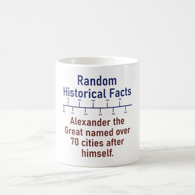 Mug Alexander The Great Nomamed - Histoire (Centre)