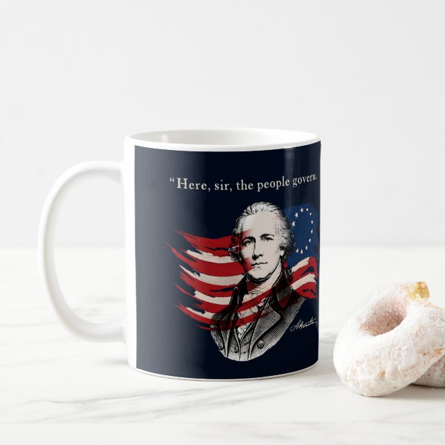 Mug Alexandre Hamilton (Avec donut)