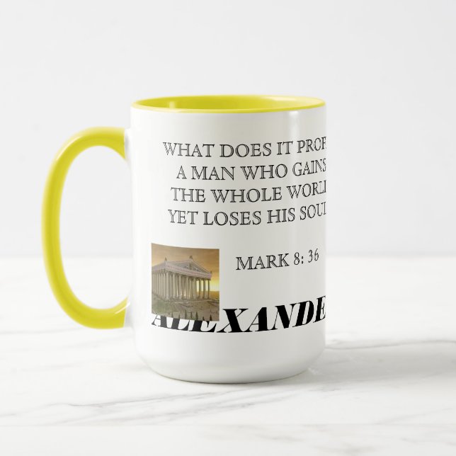 MUG ALEXANDRE LE GRAND (Gauche)