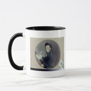 Mug Alexandre Pushkin au travail, 1899