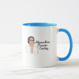 Mug Alexandria Ocasio-Cortez présidente