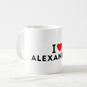 Mug Alexandrie ville Égypte États-Unis Roumanie états-