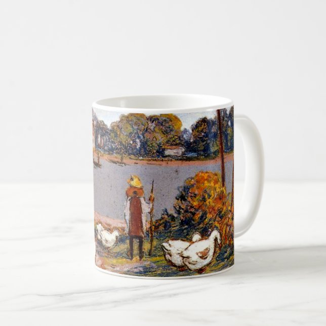 Mug Alfred Sisley, Au bord du Loing, (Devant droit)
