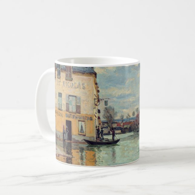 Mug Alfred Sisley - Inondation à Port-Marly 1872 (Devant gauche)