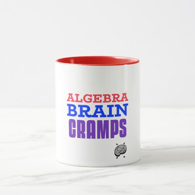 Mug Algebra Cerveau Crampes Math Algebra Enseignant (Centre)