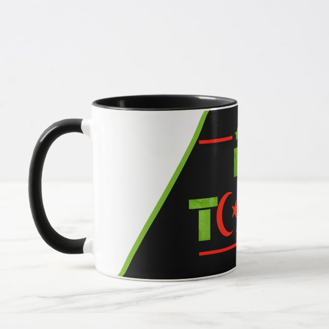 Mug Algérie DZ Team Algérie DZ Couleurs Drapeau DZ Pow (Gauche)