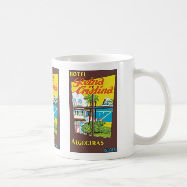 Mug ~ Algésiras de Cristina de reina d'hôtel (Droite)