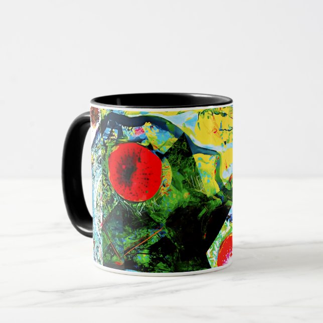 Mug Algues en forme de plancton (Devant gauche)