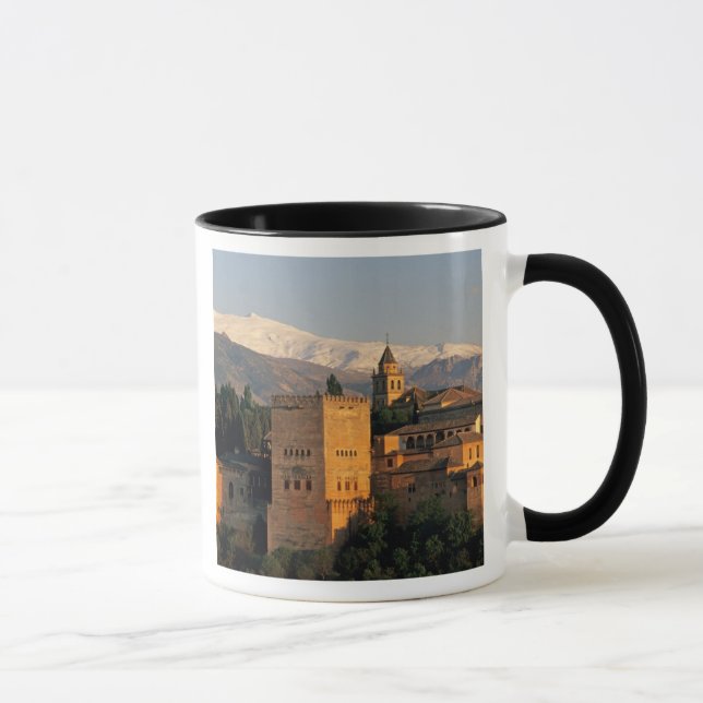 Mug Alhambra ; Grenade ; Andalousie, Espagne, Sierra (Droite)