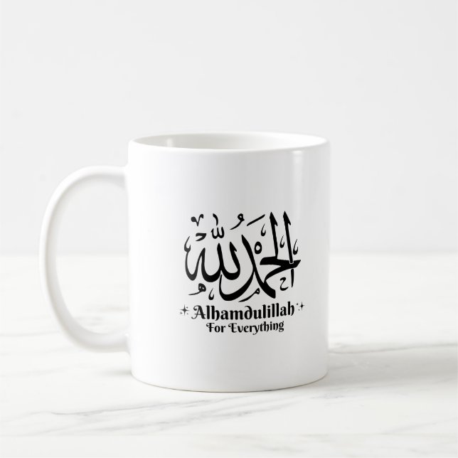 Mug Alhamdulillah pour tout islamique (Gauche)