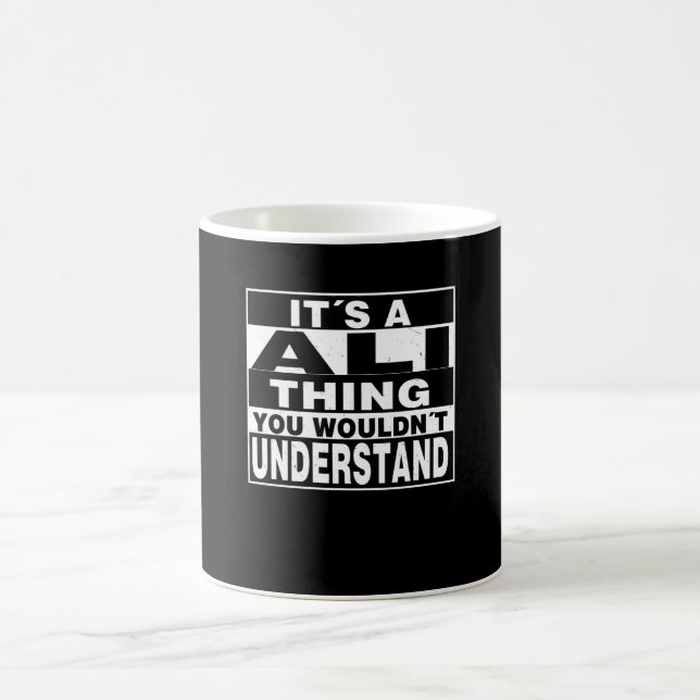 Mug ALI Surname Personalized Giant (Centre)
