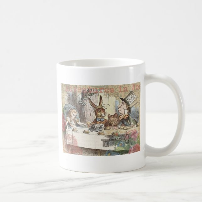 Mug Alice au pays des merveilles Mad Tea Party Art (Droite)