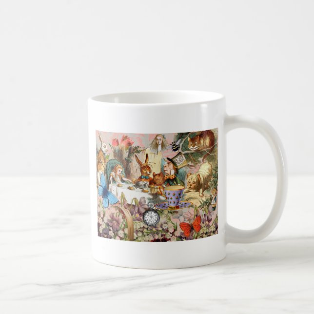 Mug Alice au pays des merveilles Tea Party Art (Droite)