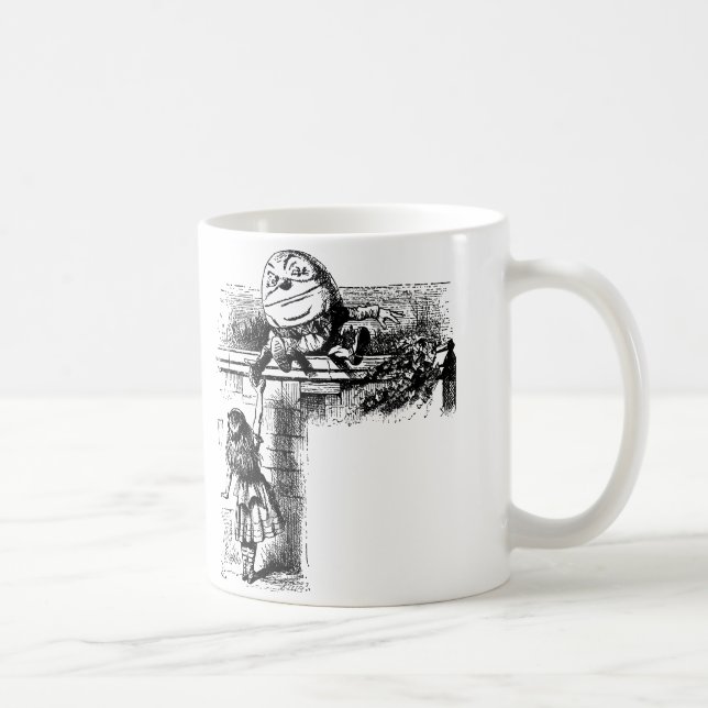 Mug Alice au Wondlerand, Humpty Dumpty avec Alice (Droite)