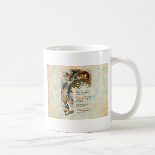 Mug Alice Aventures au Pays des Merveilles Chat de Che (Droite)