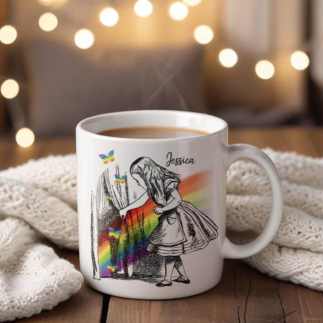 Mug Alice Chasse L'Arc En Ciel (Créateur téléchargé)