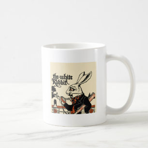 Mug Alice Lapin Blanc Classique Wonderland