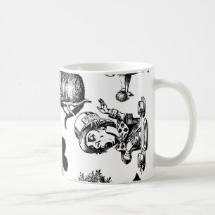 Mug Alice White Rabbit Wonderland Classic