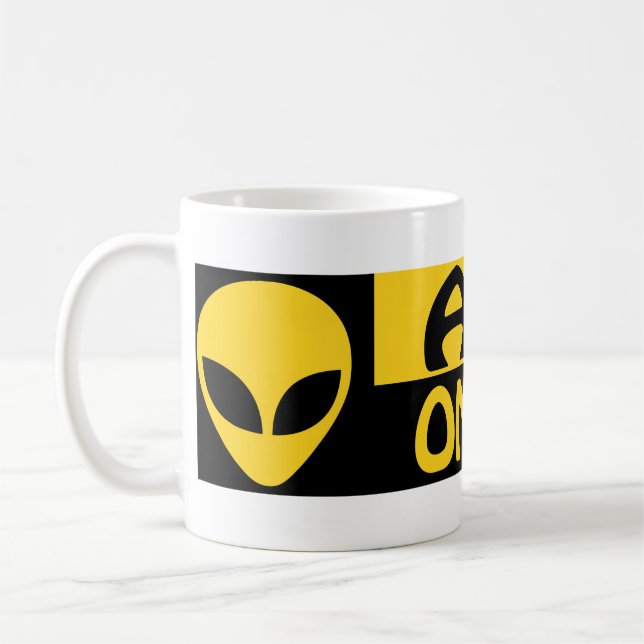 MUG ALIEN À BORD (Gauche)