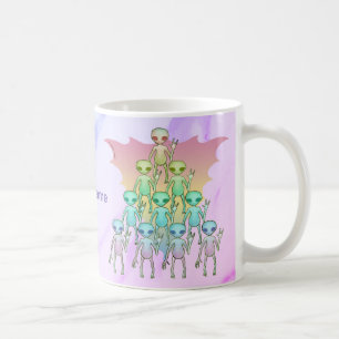 Mug Alien arc-en-ciel
