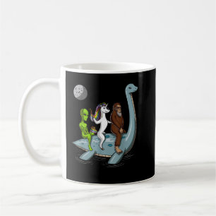 Mug Alien Bigfoot Unicorn équitation Loch Ness Monster