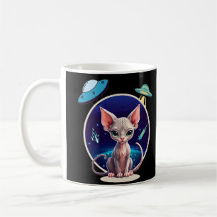 Mug alien de chat sphynx