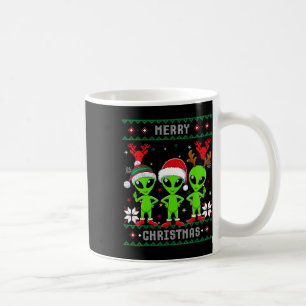 Mug Alien drôle Trio Joyeux Noël laid Santa Hat Gi