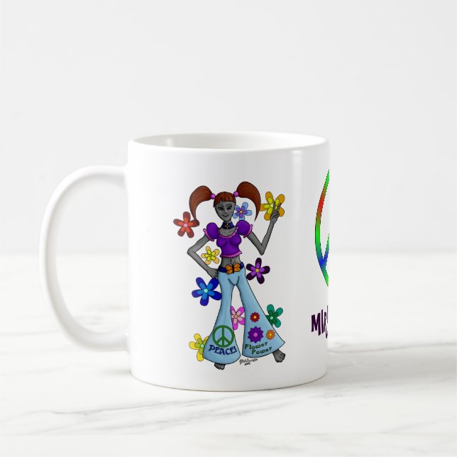 Mug Alien Hippy (Gauche)